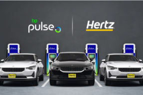 Hertz与英国石油合作将在北美各地建电动汽车充电站